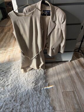 Burberry Beige Trench Jacket  and dress with Classic Label